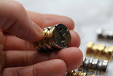 FIDGET SLIDER - Stainless Steel and Brass Mix