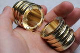 HELIX FIDGET CAPSULE - SOLID BRASS