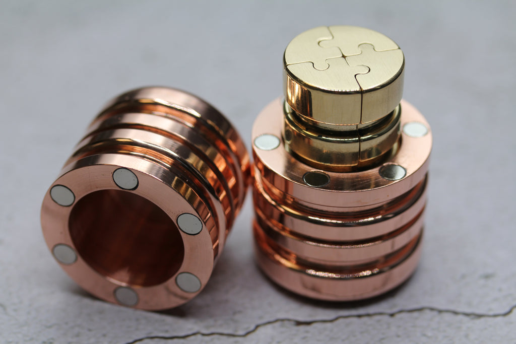 HELIX FIDGET CAPSULE - SOLID COPPER Fidget Digits HELIX FIDGET CAPSULE - SOLID COPPER Fidget Digits
